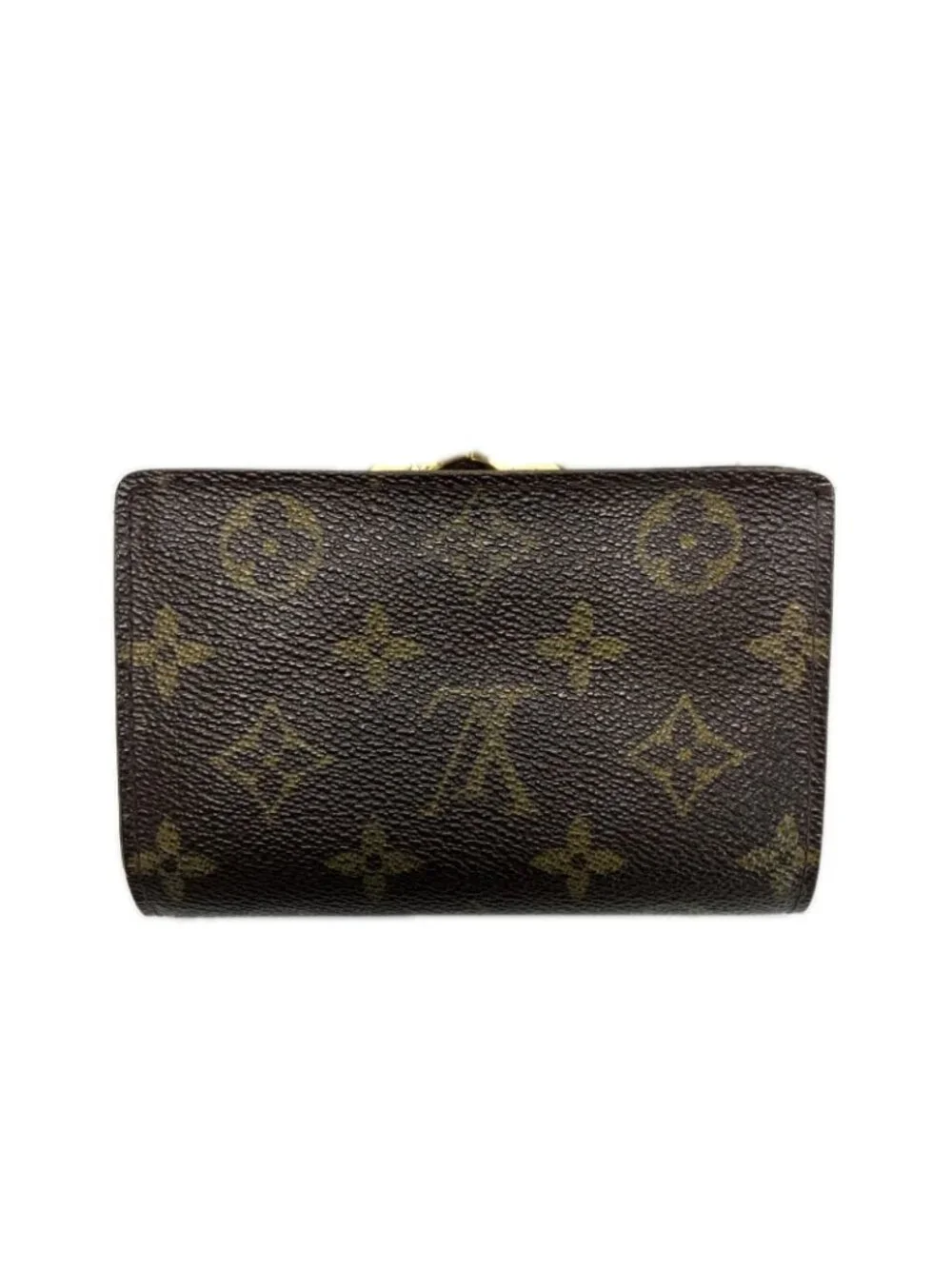 Louis Vuitton Monogram Porte Monnaie Billets Viennois Bifold Wallet Kiss Lock